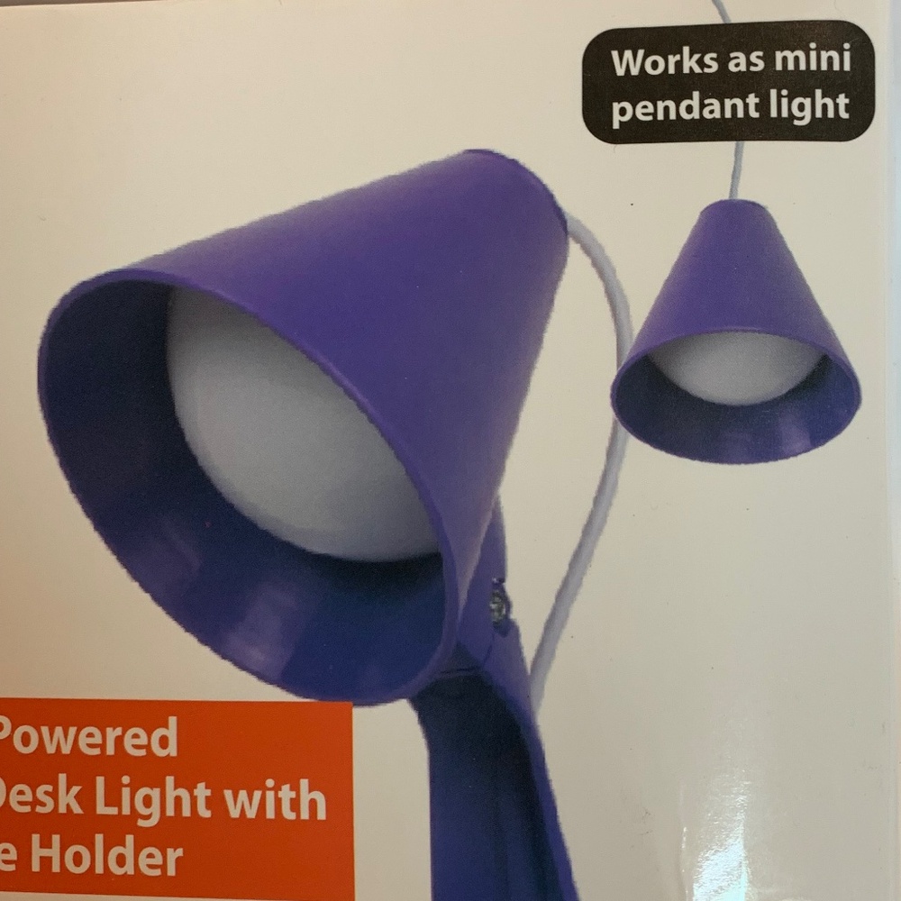 NIB! USB Powered LED Desk Light with Phone Holder! - Picture 3 of 7